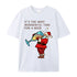 Unisex Christmas Theme Cotton T-Shirt